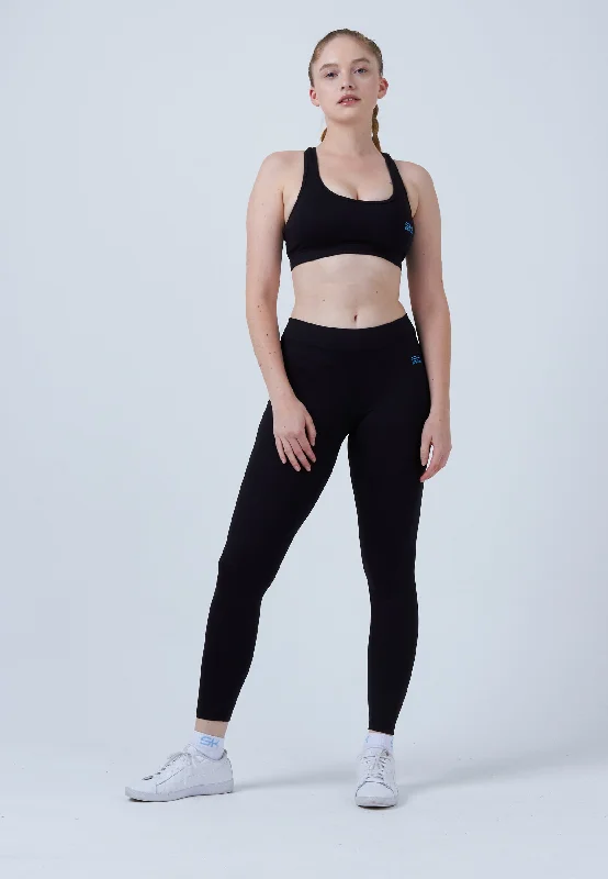 Sport Leggings lang, schwarz