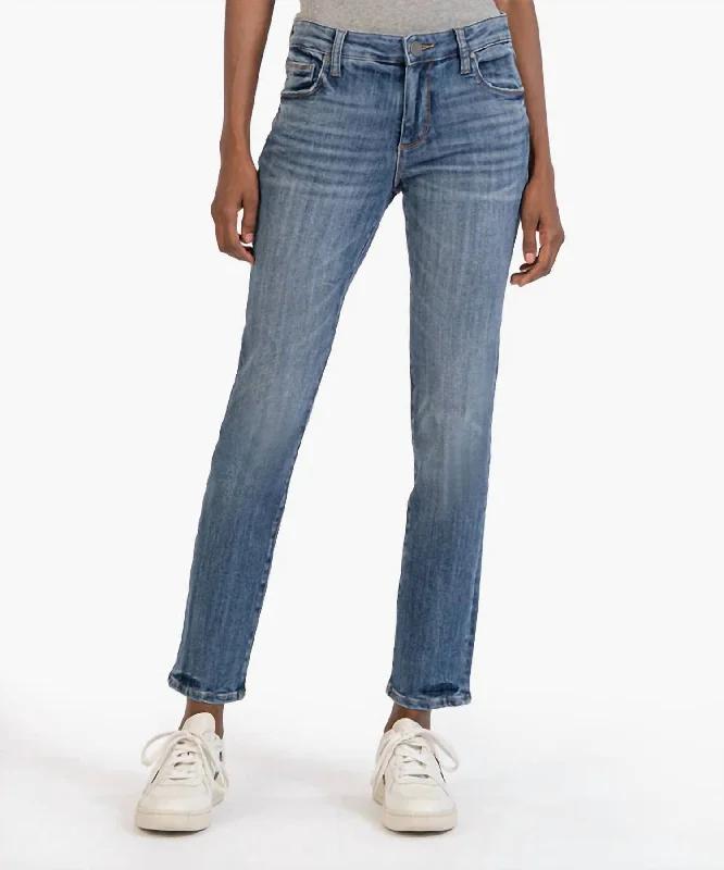 Reese Ankle Straight Leg Jeans In Prestige Wash