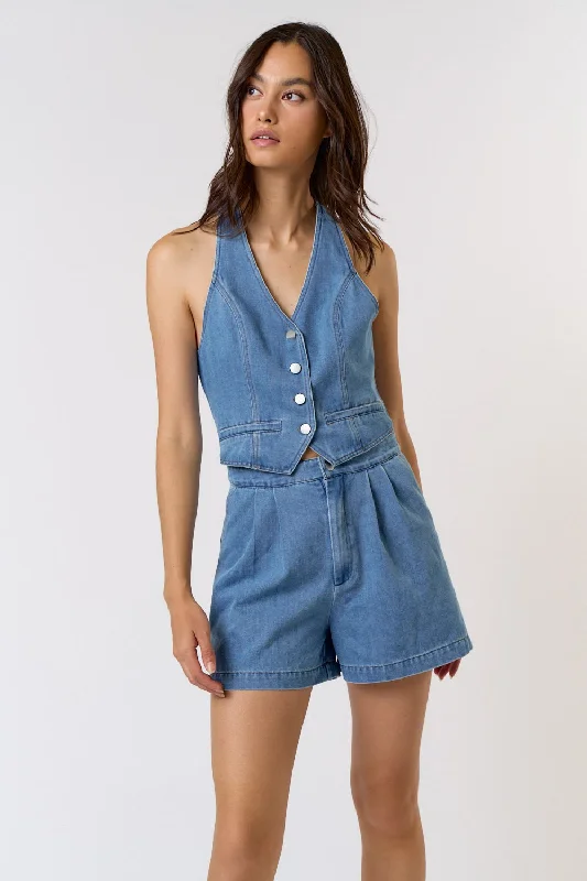 Denim Darling Romper