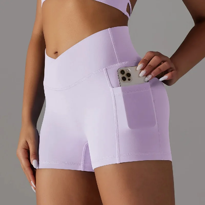 6608 Shorts Light Purple