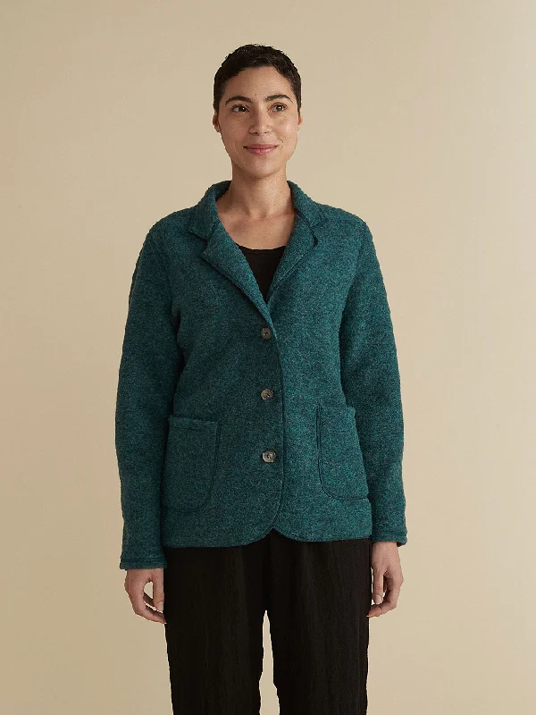 Boiled Wool Pocket Blazer