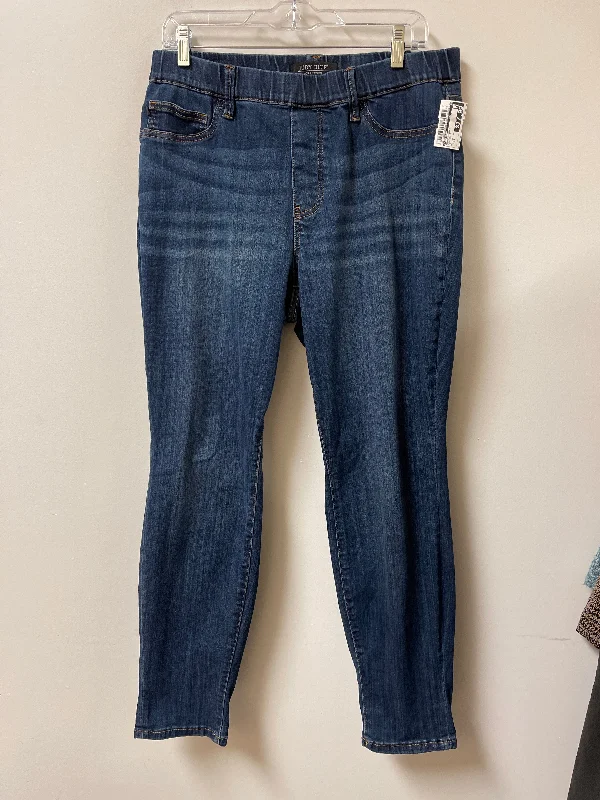 Jeans Skinny By Judy Blue In Blue Denim, Size: 14