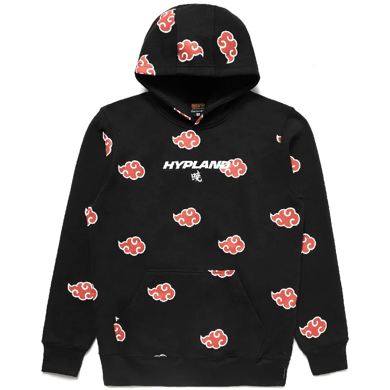 SHIPPUDEN AKATSUKI HOODIE (BLACK)