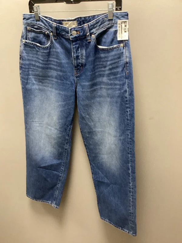 Jeans Straight By Madewell In Blue Denim, Size: 8p