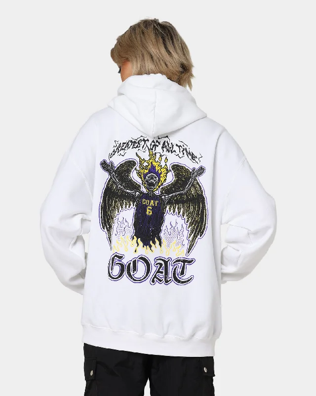 Goat Crew King Skeleton Hoodie White