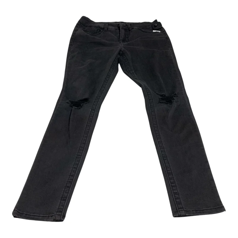 Jeans Skinny By Seven 7 In Black, Size: 8