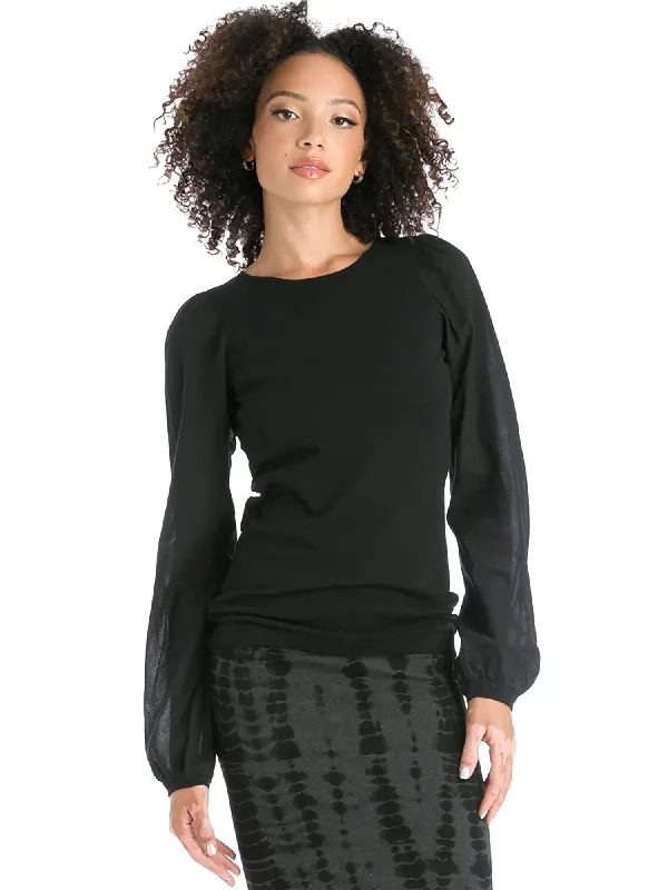 Hard Tail Long Sleeve Bubble T-Shirt Dapper Women's 1920S