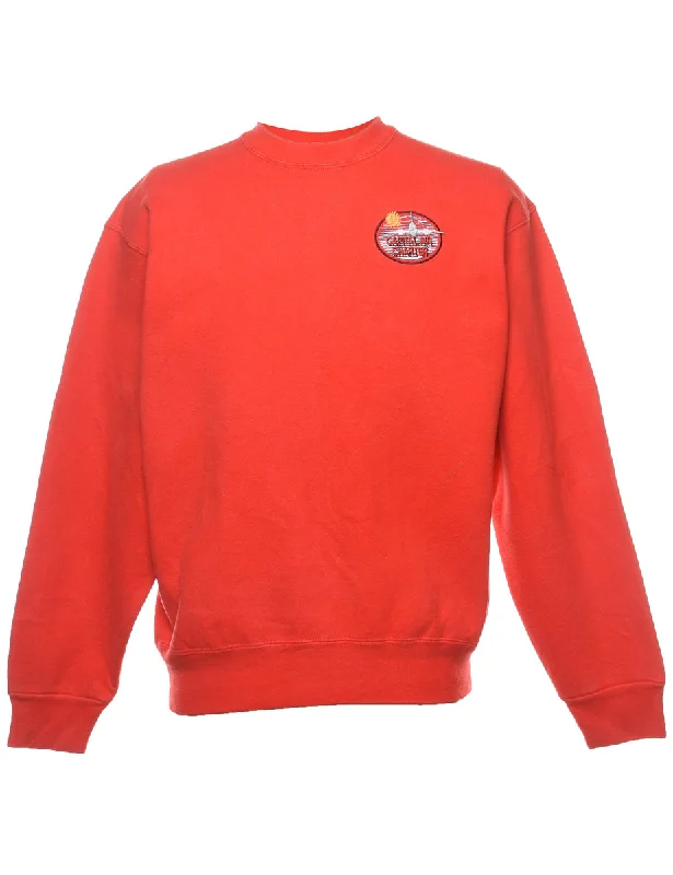 Capital Air Charter Red Sweatshirt - M Casual Women's Japanese 