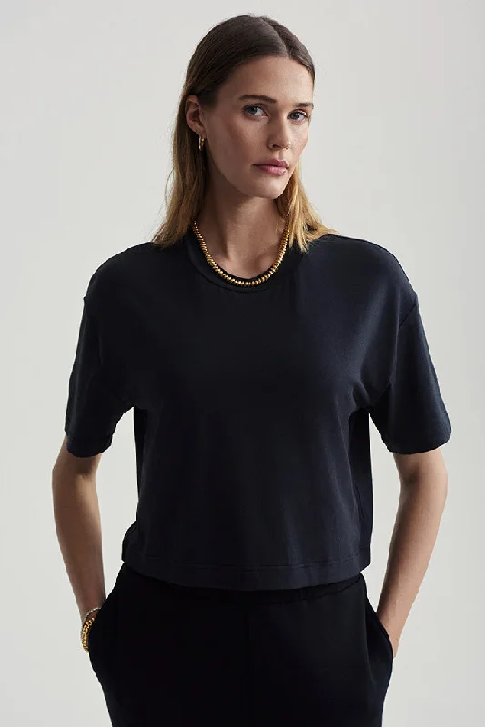 Varley - Venice Easy Tee - Black Sleek Women's 
